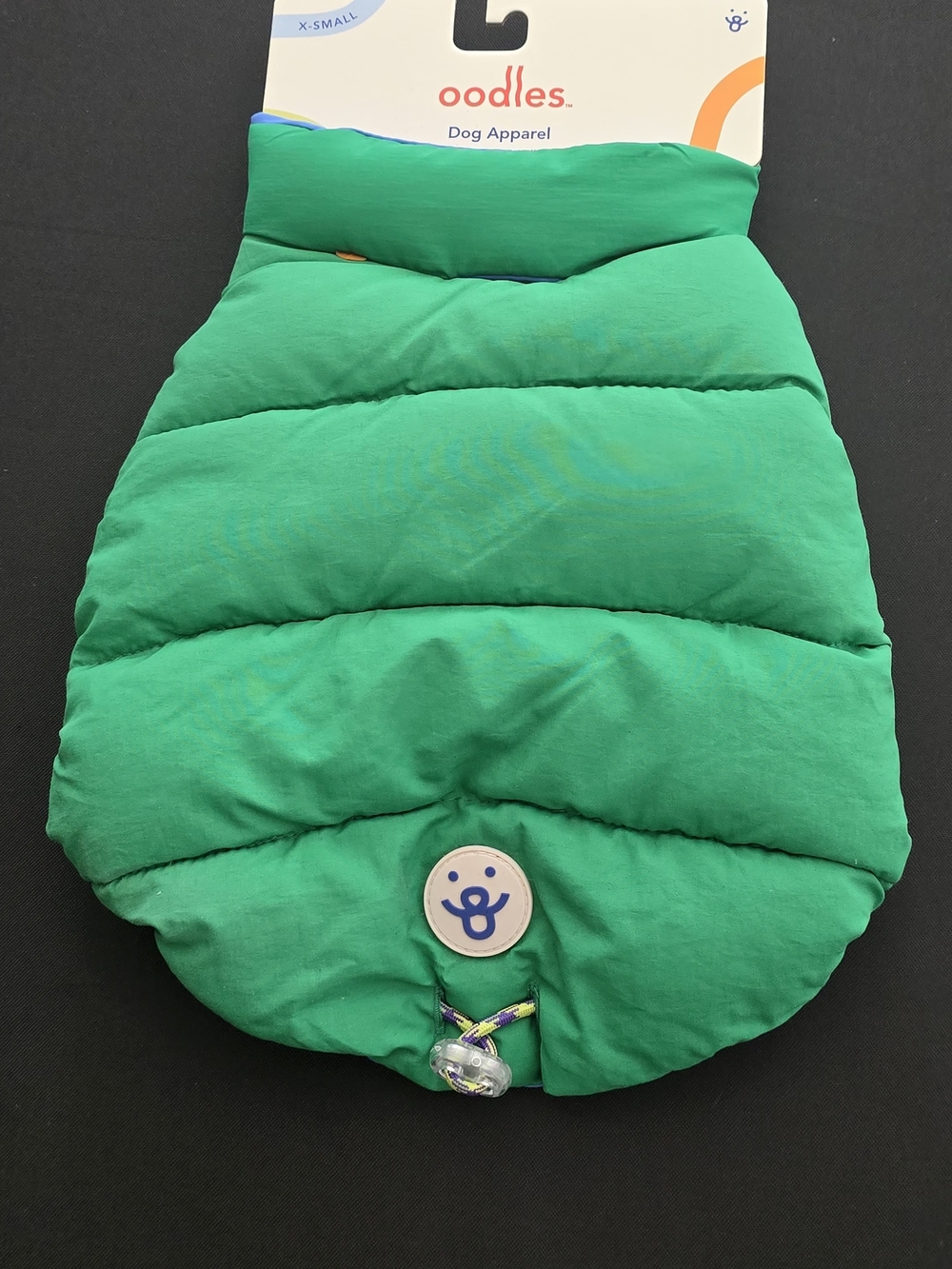 Oodles Dog Puffer Jacket in Green